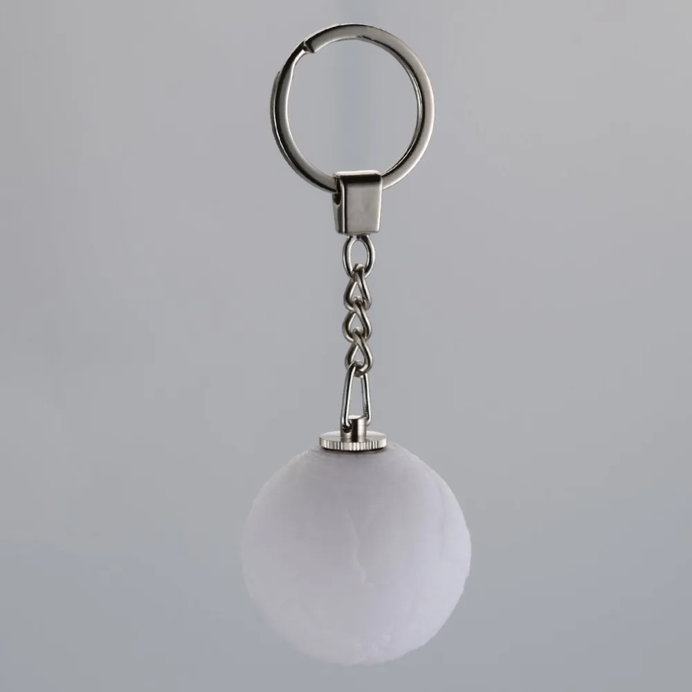 

Mini Moonlight LED 3D Print Keychain 3D Printing LED Moon Nightlight Keychain Creative Key Ring Gift for Friends LED lighting
