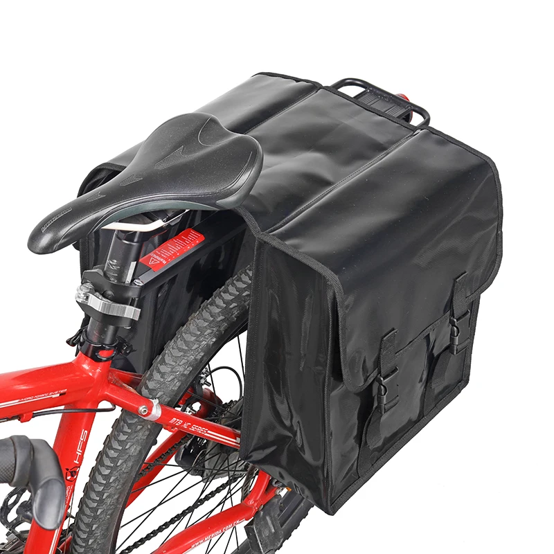 Top MTB Road Bike Rear rack Tail Seat Trunk Bag, Waterproof bicycle Double Panniers Bag,big capacity Cycling luggage Carrier Bag 1 Top MTB Road Bike Rear rack Tail Seat Trunk Bag, Waterproof bicycle Double Panniers Bag,big capacity Cycling luggage Carrier Bag 1