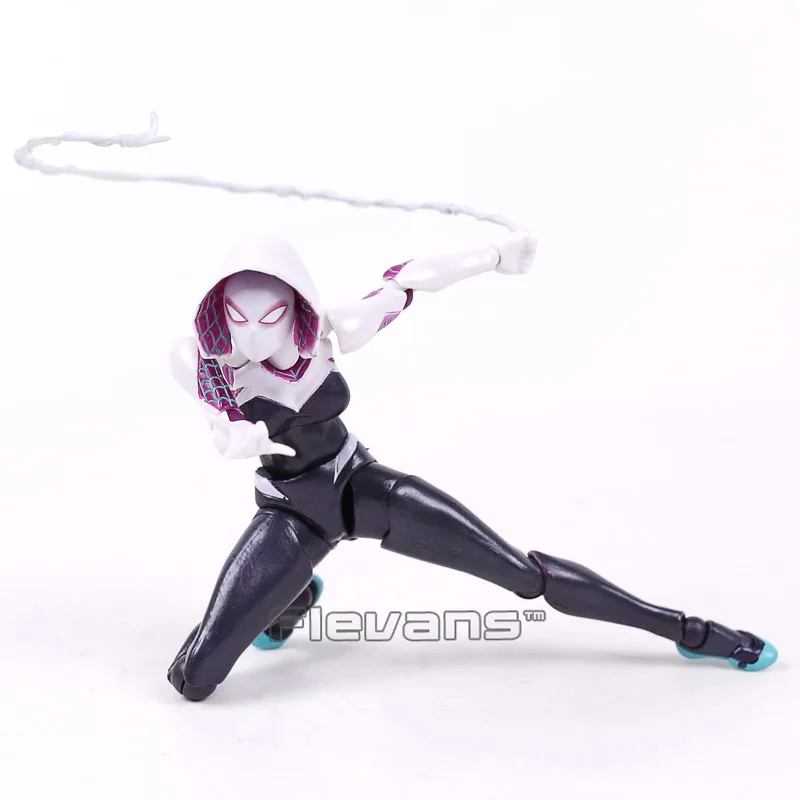 Tanie Revoltech serii nr 004 SpiderMan Gwen Stacy pająk Gwen pcv Action figurka – model kolekcjonerski zabawki