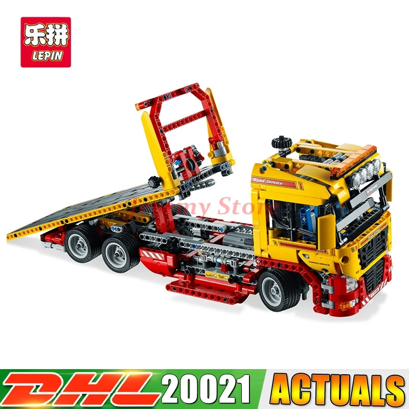 

Lpein 20021 Technic 1115pcs Flatbed traiLPr Model Building blocks Bricks Compatible LegoINGly 8109 Educational Car