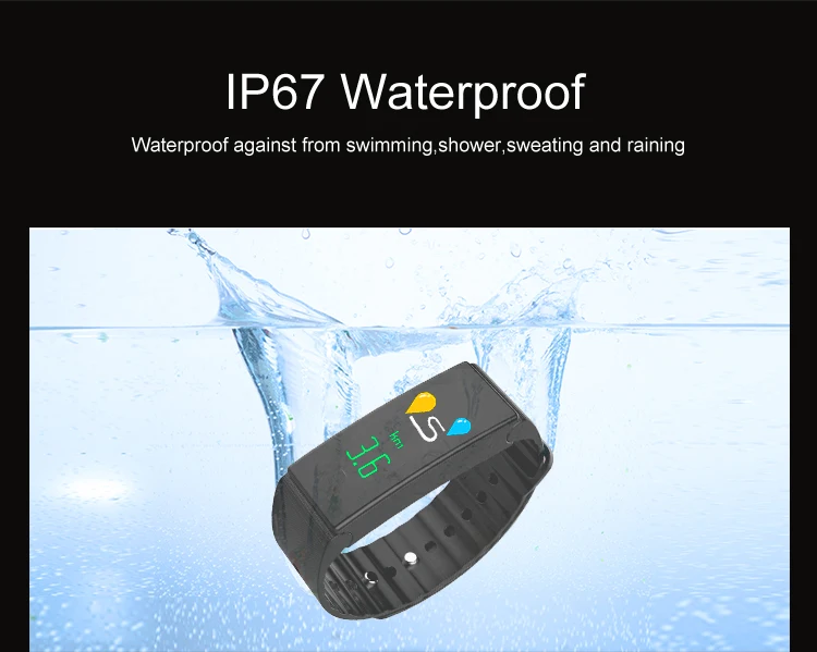 Smart Wristband Bluetooth Bracelet women men 2018 IP67 Waterproof gps Sports Fitness Tracker Smartband Sport Watch ios android  (6)