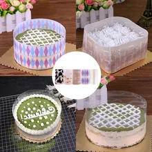 Прозрачный мусс окружающий край оберточная лента для выпечки торт воротник рулон упаковки DIY украшения торта инструменты