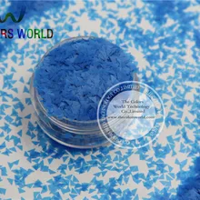 Устойчивы к воздействию растворителей блеск неоновый матовый синий Цвета треугольники Форма блеск для Дизайн ногтей, Лаки для ногтей DIY аксессуары