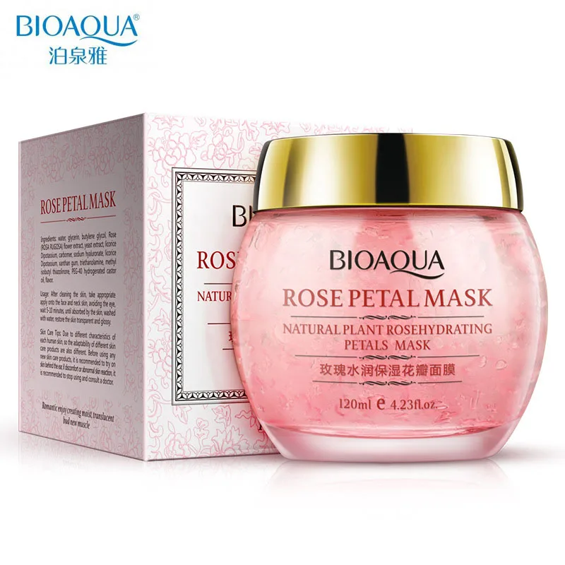 

Korean cosmetics rose Petals hydrating face mask Whitening Hydrating Moisturizing Washable sleep mask Anti-Aging Skin Care