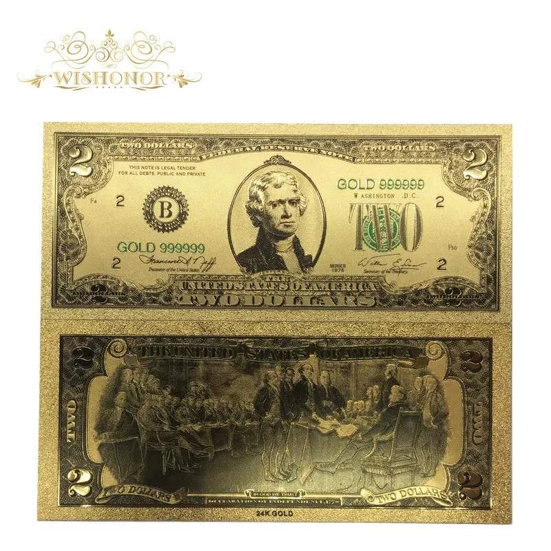 Горячие продажи продуктов США 1 миллион долларов банкноты, золотые банкноты бумажные деньги сувенирная валюта для сбора(односторонняя - Цвет: 2