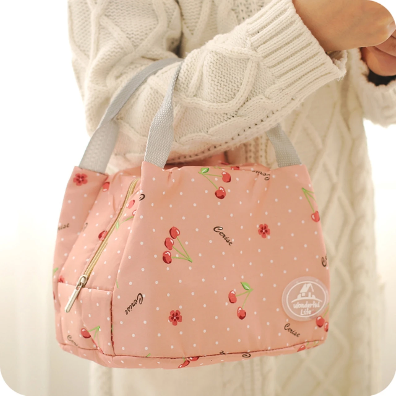 Портативная термоизолированная женская сумка для хранения пищевых продуктов|bag