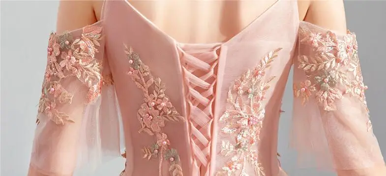 Beading pearls evening dress long fairy prom dress for 2019 graduation party gowns bridal shower formal gown Vestido de festa Beading pearls evening dress long fairy prom dress for 2019 graduation party gowns bridal shower formal gown Vestido de festa
