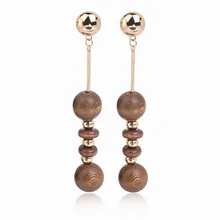 2016 Sale ball long earrings marry jewelry bridal gifts dangle earrings wedding engagement jewelry drop earrings fine jewelry