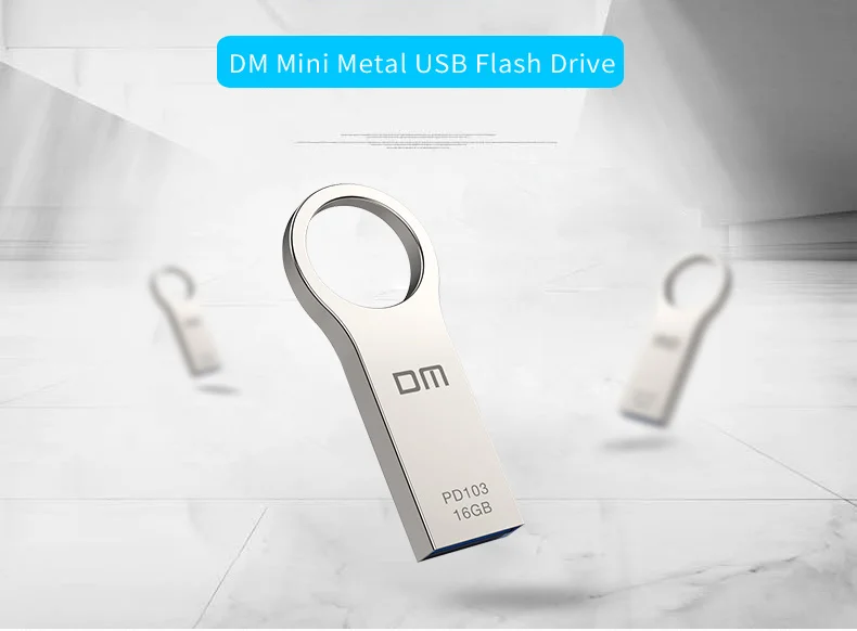 DM PD103 USB Водонепроницаемый флеш-накопитель 32 Гб металлический флеш-накопитель USB2.0 карта памяти 16 Гб флеш-накопитель реальная емкость высокоскоростной u-диск