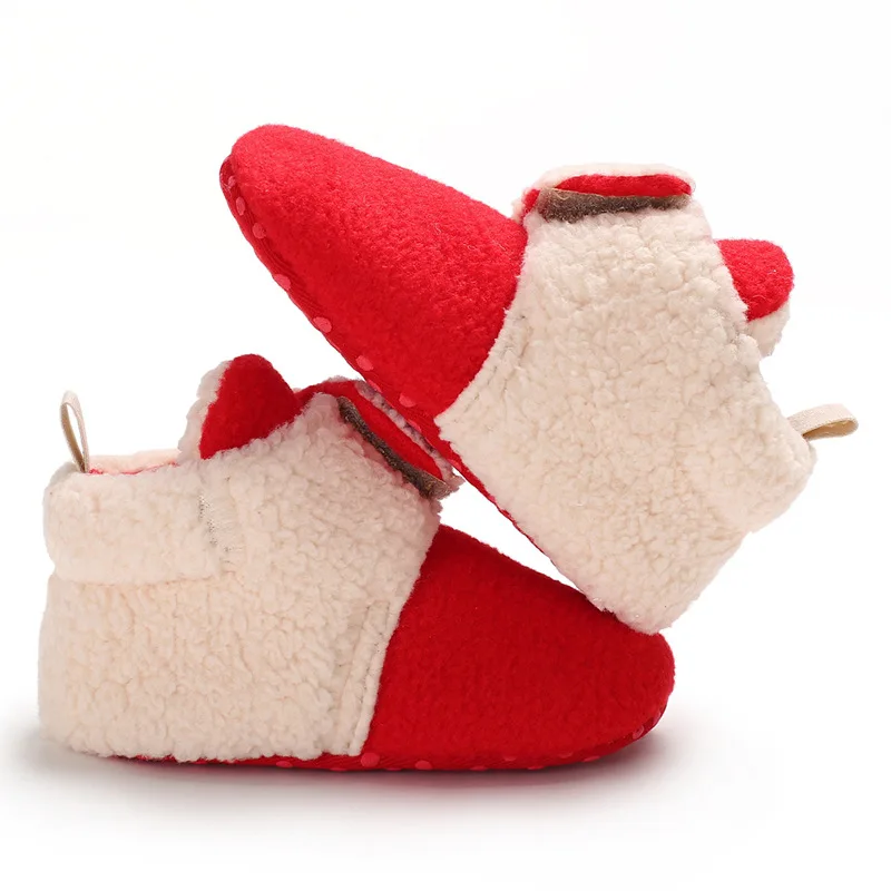 Для маленьких мальчиков обувь для девочек зимняя теплая обувь новорожденных сапоги Мокасины Leopard кроватки пинетки для малышей Домашняя
