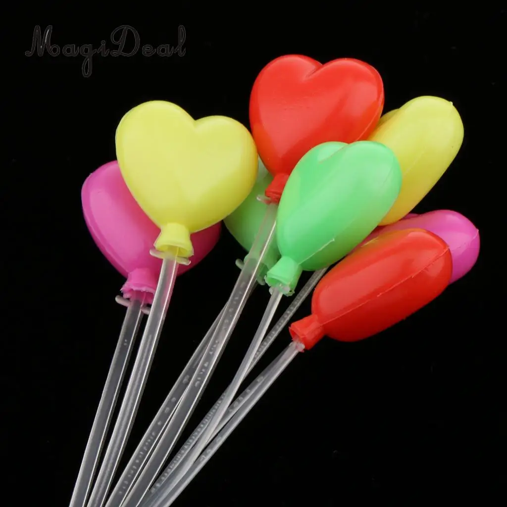 MagiDeal 1/12 Scale Dollhouse Miniature Colorful Oval Shaped Balloons Home Baby Room Party Decor Children Toys