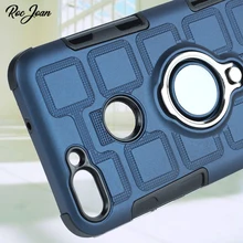 Roc Джоан матовый Ice Feel чехол для huawei P Smart панцири металлическое кольцо автомобильный держатель ударопрочный силиконовый PC Прохладный Coque