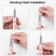 Electric Nail Drill Kit 5000-20000RPM Manicure USB Nail Art Pedicure Polisher QS888