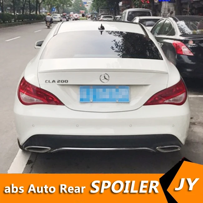 

For Mercedes Benz W117 Spoiler 2015-2018 CLA200 220 260 spoiler High Quality Car Rear Wing Color Rear Spoiler