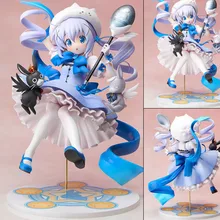 Anime Is the order a rabbit? Kafuu Chino Magical Girl Chino 1/7 Scale PVC Painted Figure Collectible Toy 21cm
