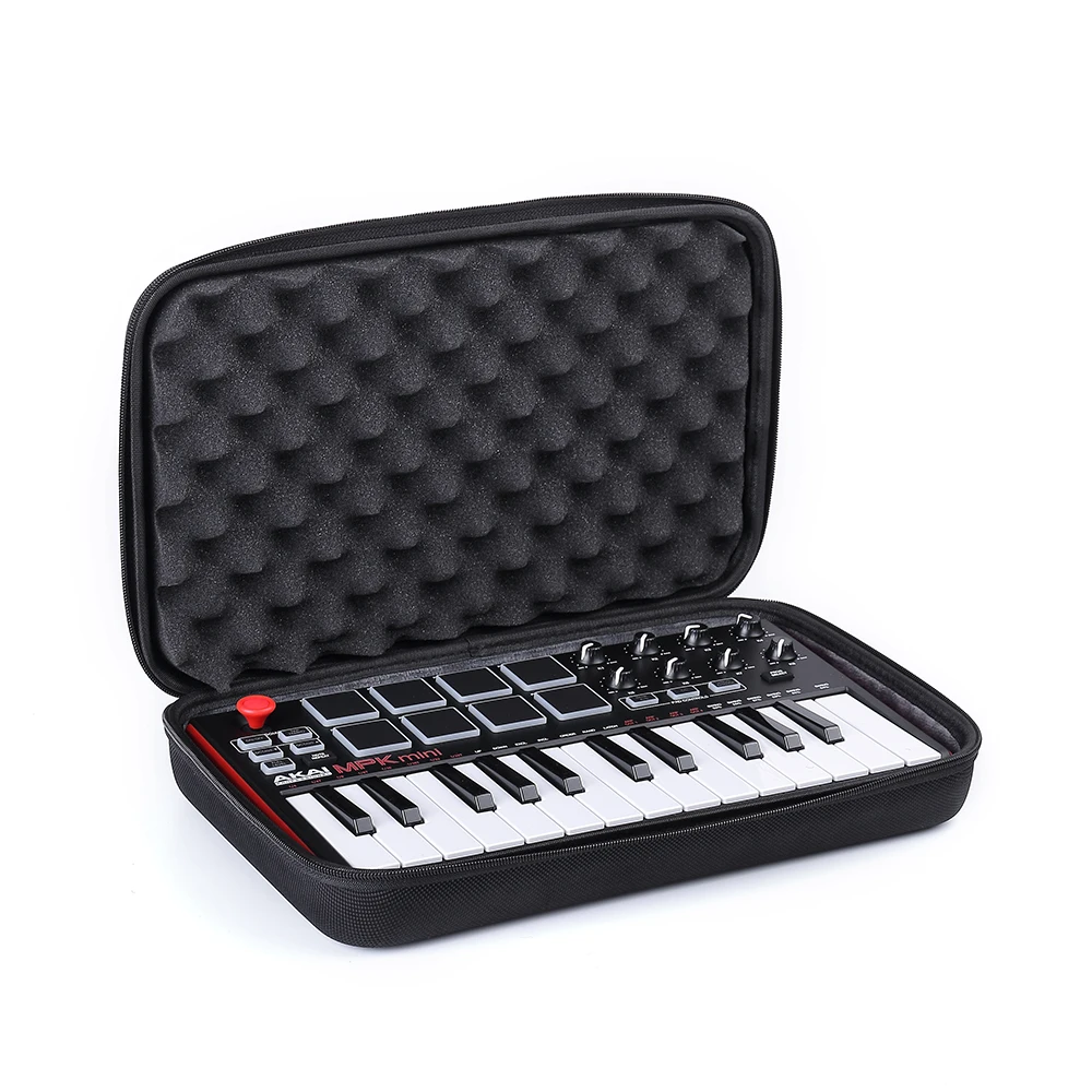  Hard Travel Case for Akai Professional MPK Mini MKII &MPK Mini Play 25-Key Ultra-Portable USB MIDI 