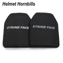Helmet hornbills 2 шт. глинозема и PE NIJ уровень III автономная пуленепробиваемая панель/Al2O3 уровень 3 баллистическая панель/Уровень 3 пластины