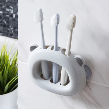 

1pcs Suction Wall Toothbrush Holder Bathroom Wall Racks Toothbrush Holder Sucker Toothbrush Holder Space Home Bathroom Tools
