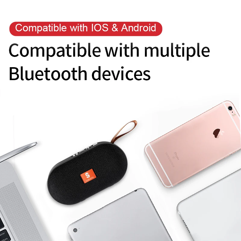 SANLEPUS Мини Bluetooth динамик портативный беспроводной звуковая система 3D стерео