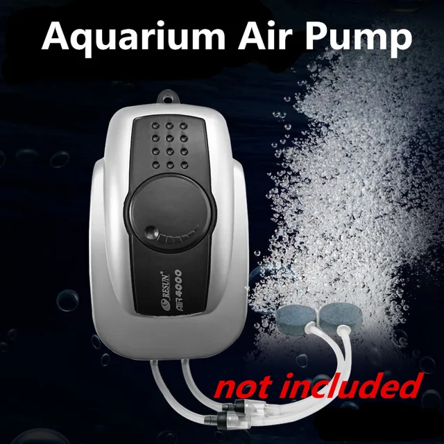 220v Quiet Aquarium Air Pump Fish Tank Oxygen Air Pump Aerator Aquarium