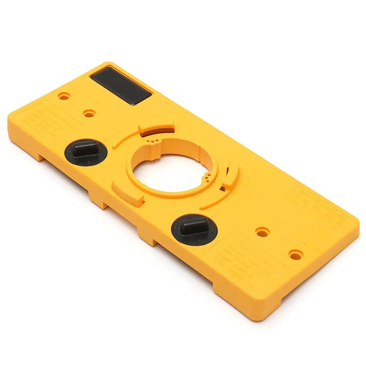 

35MM Yellow Concealed Hinge Jig Drill Guide Tool Door Boring Hole Template Bit