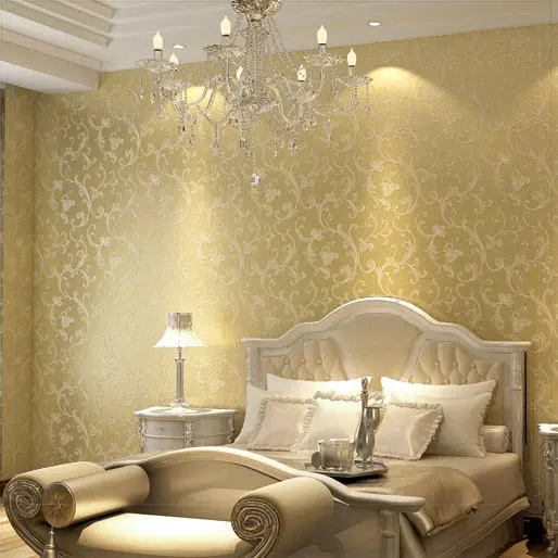 3D Wallpaper Luxury Europe Vintage for Living Room Home Decor DAMASK Floral wall paper papel de 