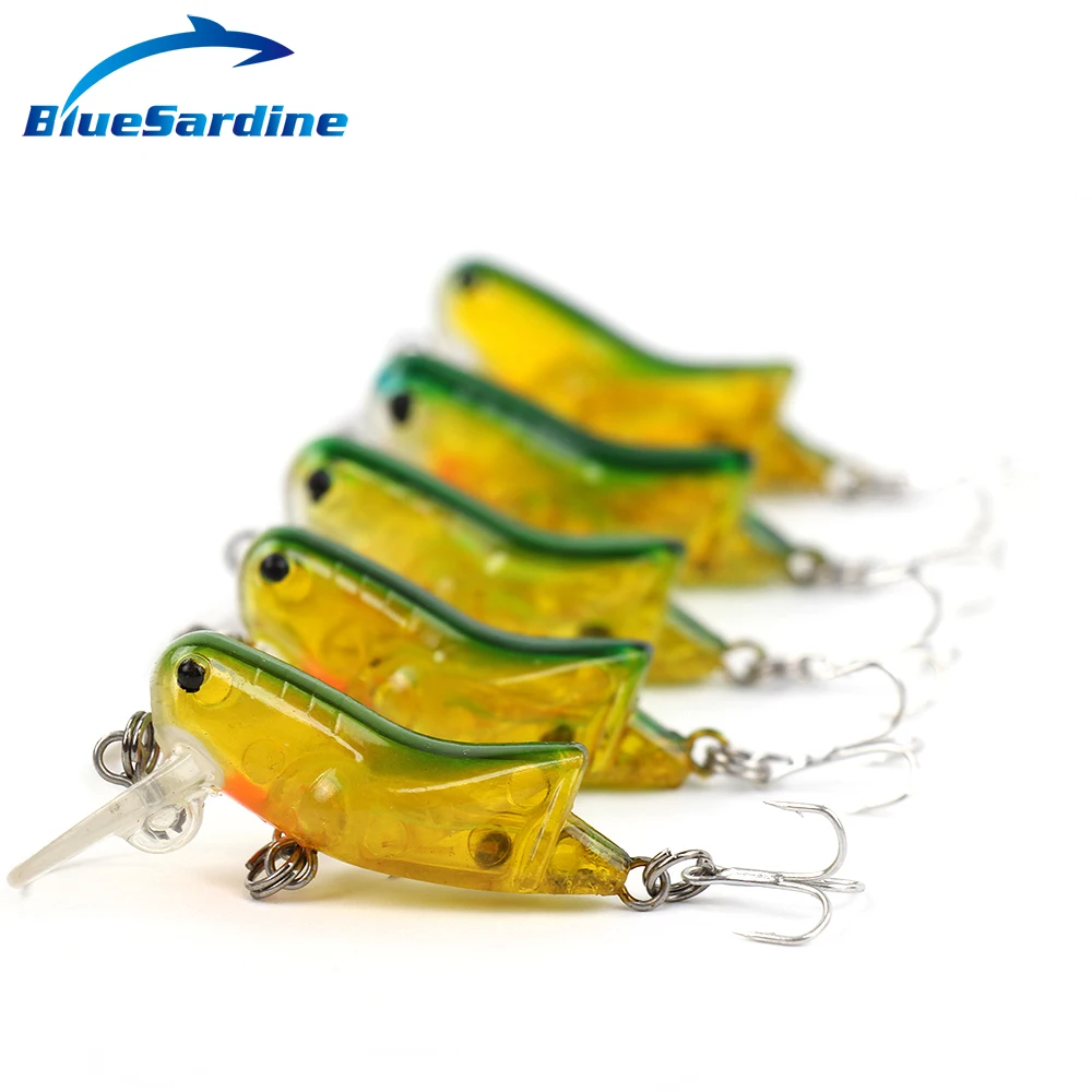 Buy BlueSardine 5PCS Plastic Cricket Fishing lure Hard