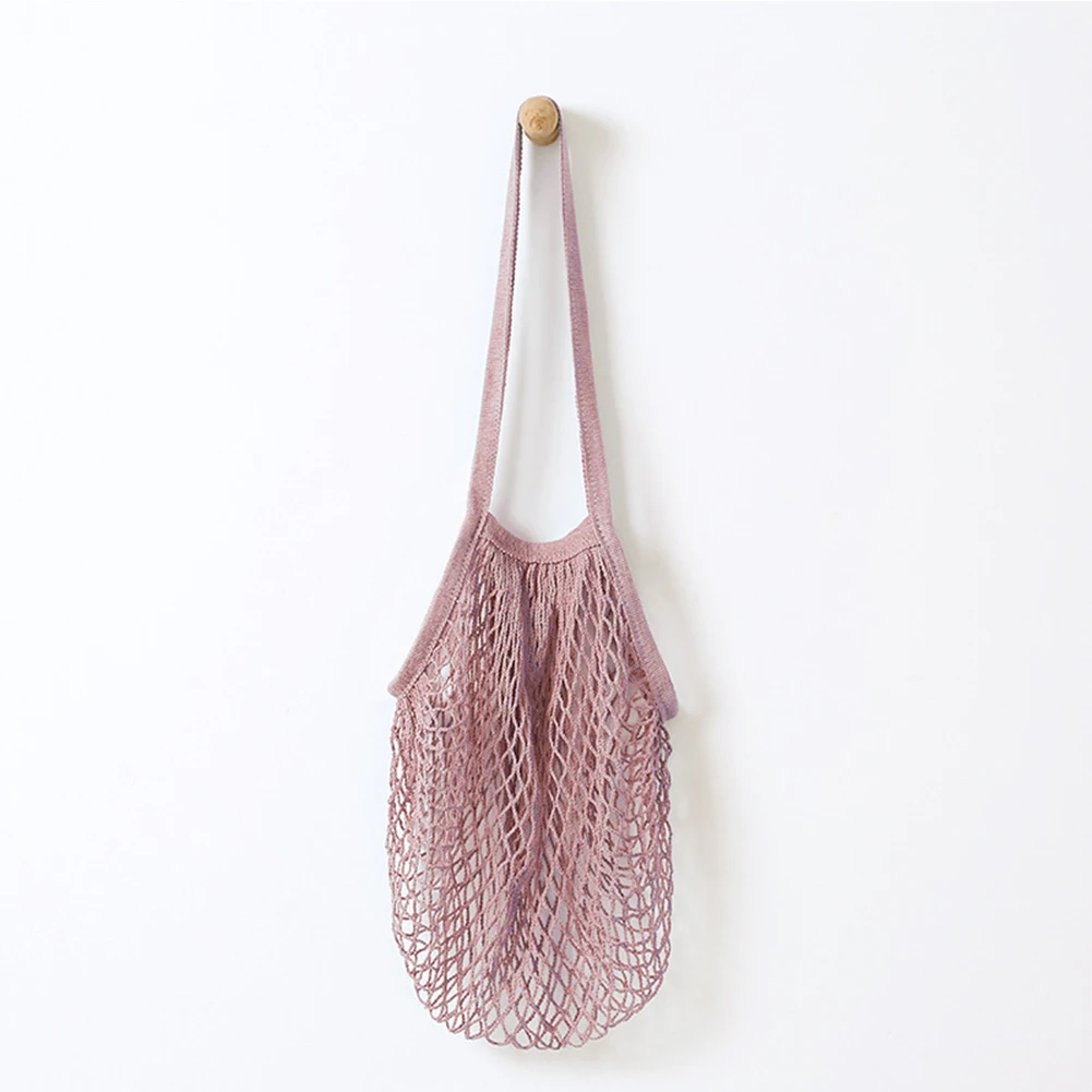 

Reusable String Shopping Grocery Bag Fruit Vegetables Shopping Bags Shopper Mesh Net Woven Cotton Hand Shopping Bag