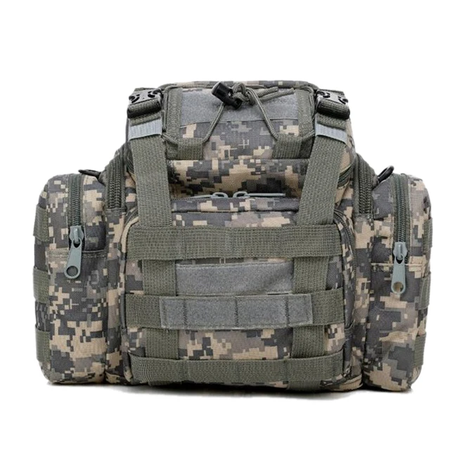 Military Army Tactical Shoulder Bags Waist Bag Trekking Sports Travel Camping Hiking Trekking Mochila Militar Outdoor XA45D - Цвет: ACU