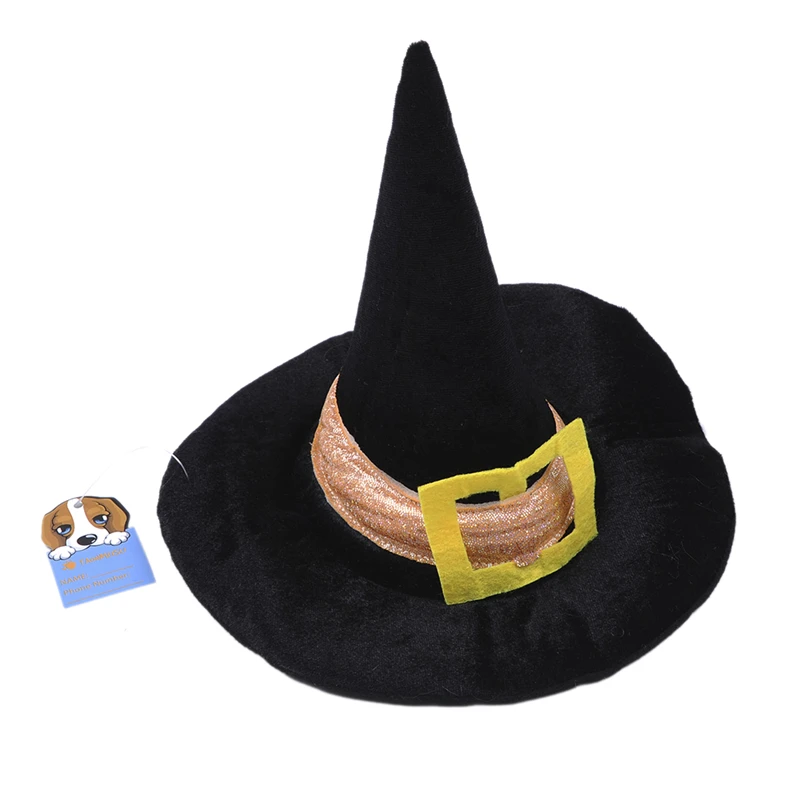 Забавная Одежда для собак пальто для Хэллоуина, костюм волшебника для собак, шапка+ плащ, праздничная одежда для щенка, питомца, кошки, собаки