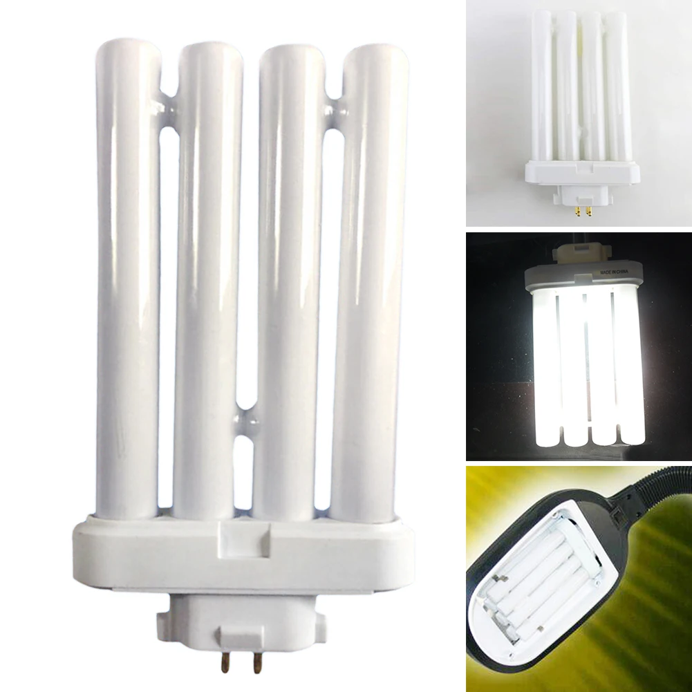 

27W 4-row U-shape Replacement Office Super Bright Table Lamp 4-pin Daylight Eye Protection Desk LED Bulb