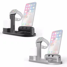 Charger Watch Stand Dock 4-in-1 for Apple iWatch Airpod iPhone Charging Station