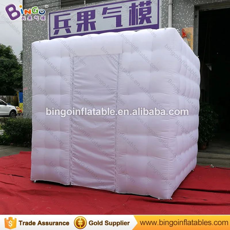  3x3x2.7M inflatable Square photo booth tent LED DJ booth for party Factory direct sale