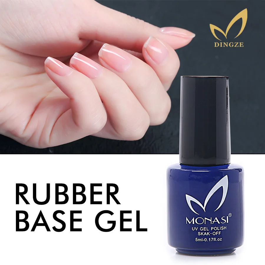 MONASI Rubber Base for Nails for Gel Varnish Primer Base Gel Nails