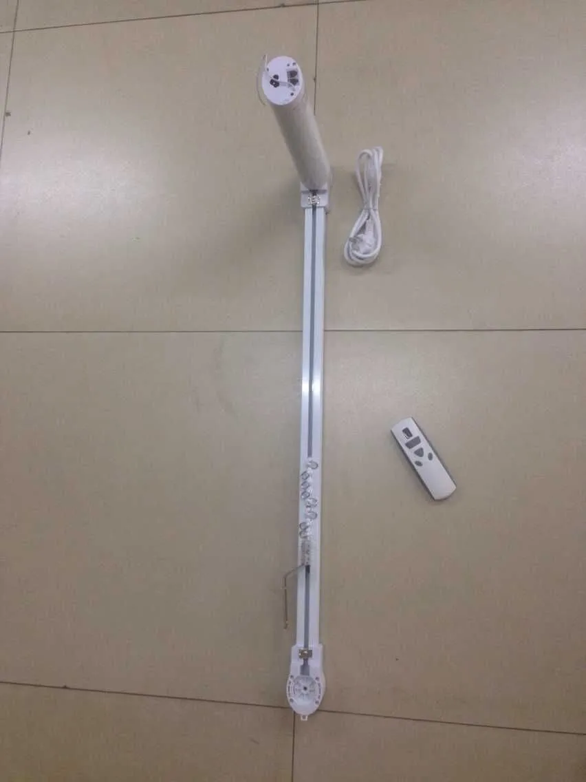 

Electric Remote Controlled Drapery System Track Center Opening & Ceiling Mount Brackets