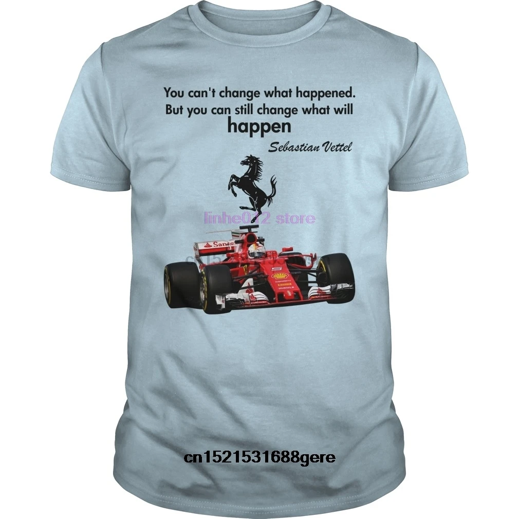 

2019 funny t shirt Sebastian Vettel Quote tshirt men tee