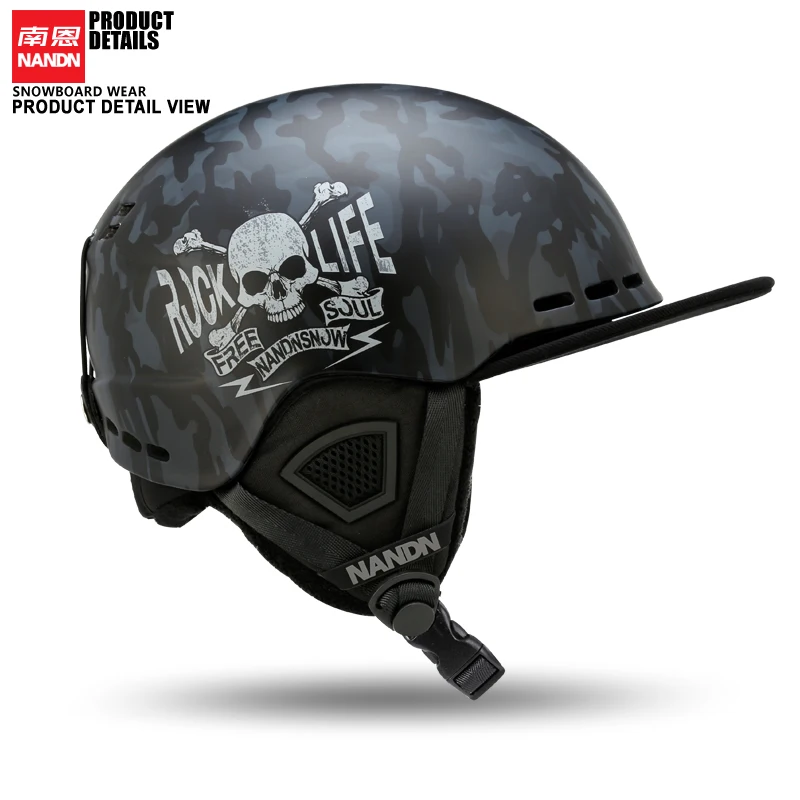 NANDN Ski Helmet Integrally-molded Snowboard helmet Men Women Skating Skateboard