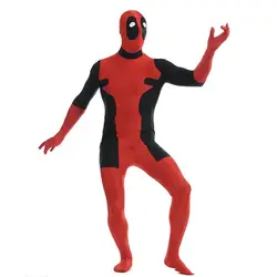 Лайкра супергерой Косплэй Marvel леди Дэдпул костюм всего тела спандекс Мужская Дэдпул костюмы Zentai Дэдпул костюмы для детей