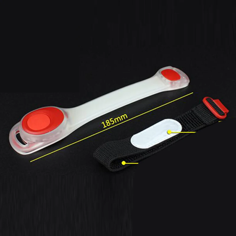 Warning Arm Belts Strap Sport Jogging Running Cycling Safety Bands Outdoor Steady Flashing LED Luminous Glare Glow Light Armband (11)