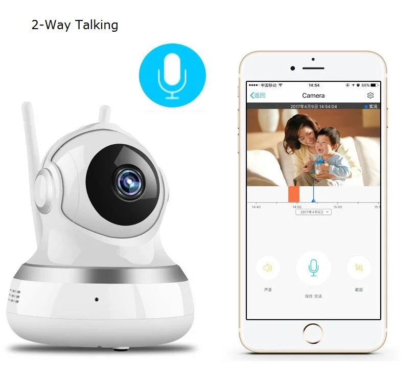 2-way audio ip camera
