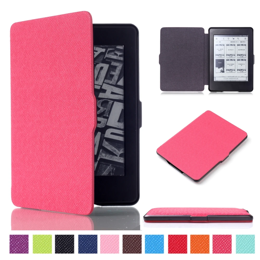 

XBERSTAR Ultra Slim PU Leather Case For Amazon Kindle PAPERWHITE 1/2/3 Cases Cover for Tablet 6 inch Shell With Sleep&Wake-up