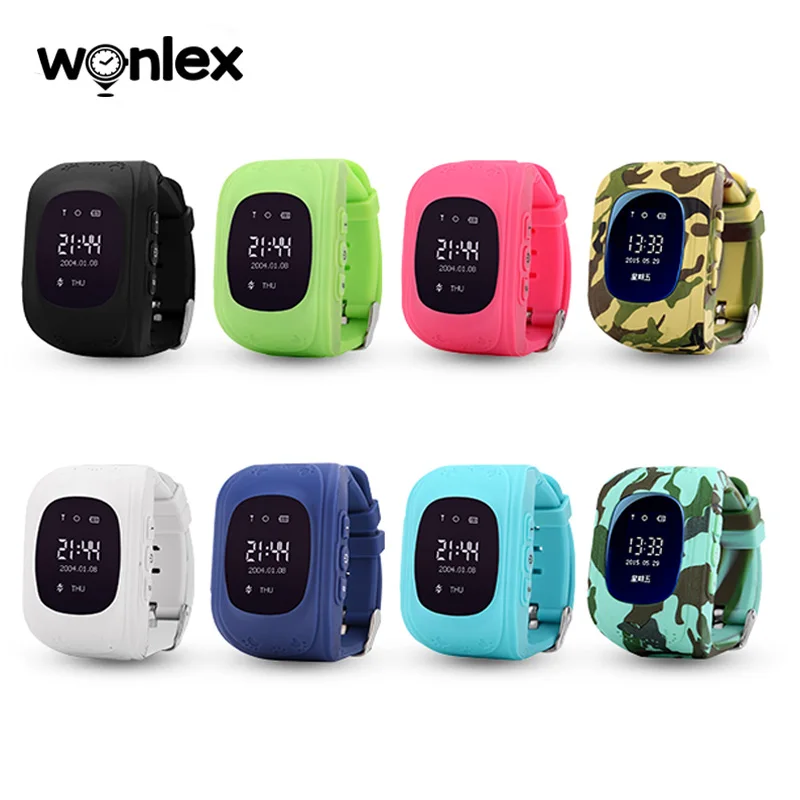 

WONLEX Q50 Smart Safe OLED Kids' GPS Watch SOS Call Wristwatch Child Finder Locator Tracker Baby Anti Lost Monitor SeTracker Q50