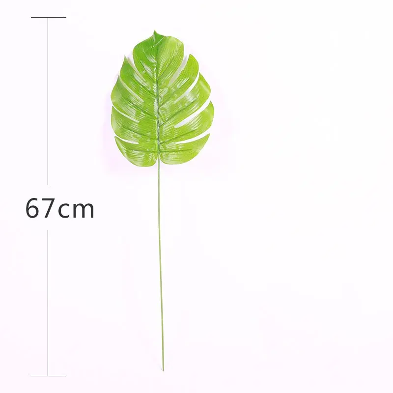 Erxiaobao простой стиль имитация растений поддельные Monstera лист гостиной Творческий тропический лес зеленый лист украшения для дома - Цвет: 01 Monstera Leaf