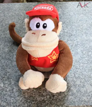 

5pcs/lot 20cm 8inch Super Mario Plush Toy Dolls Mario Bros Long Tail Monkey Stuffed Kids Toys