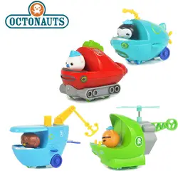 Octonauts 4/шт игрушечные машинки Набор игрушек Мультфильм сплав отступить модель автомобиля мальчик мини детская игрушка машина игрушка для