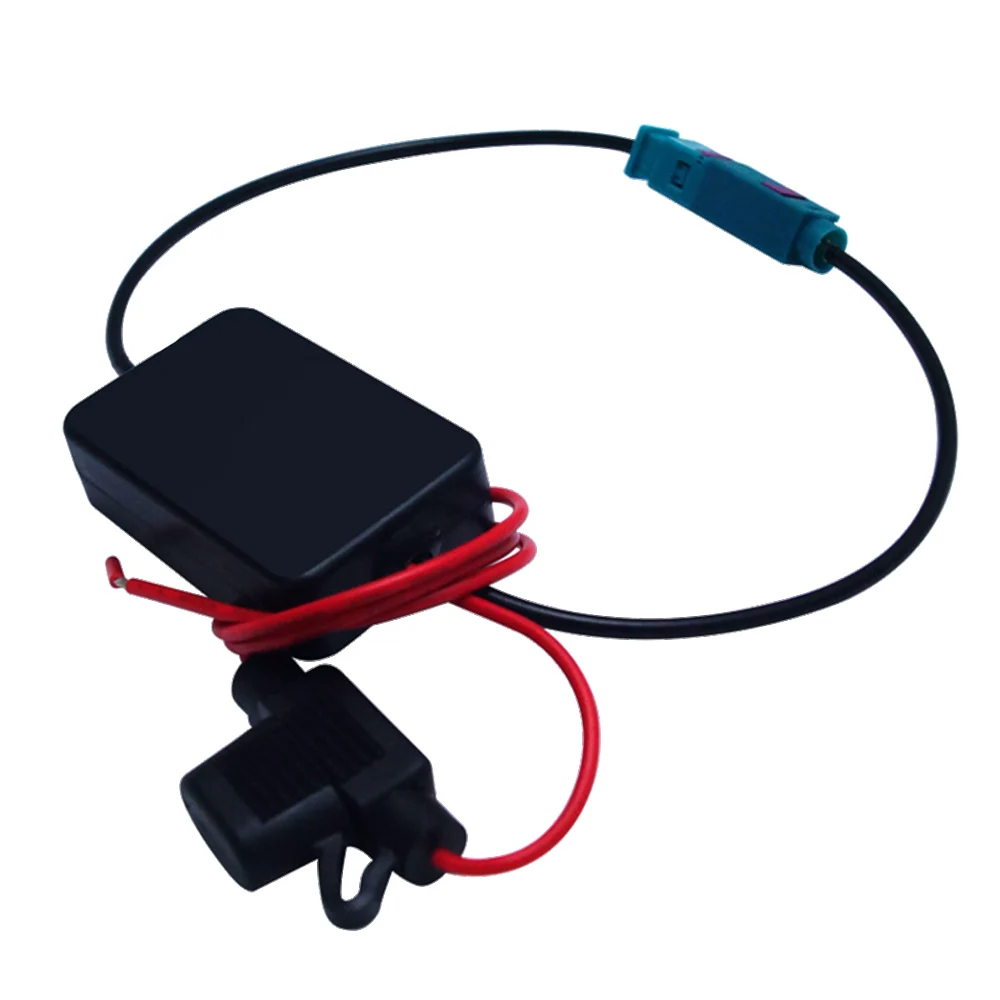 

1Set 12V Car Radio Aerial Antenna Signal Booster Amplifier For Car With FAKRA II Connector