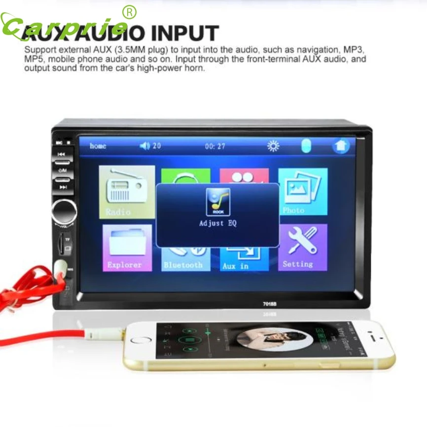 

New Arrival 7 In 2Din Car Stereo MP5 Player Touch Screen FM Radio USB SD Bluetooth+ camera jy11