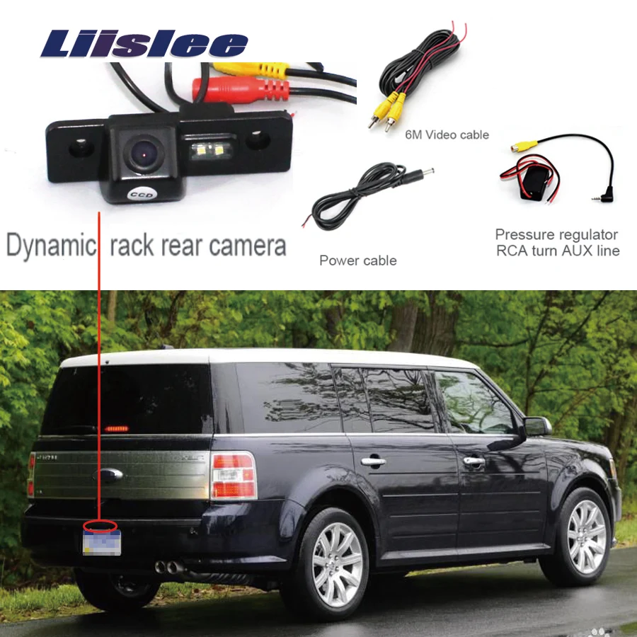 Liislee для Ford Flex парковочная камера заднего вида обратная резервная HD CCD ночное