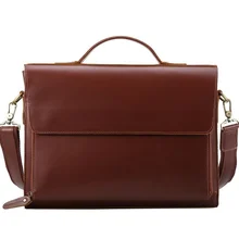 Для мужчин Портфели натуральная кожа Бизнес Для мужчин платье Модные Винтажные handbags1" ноутбук сумки Для Мужчин's Бизнес сумка