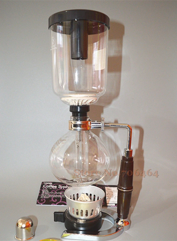 

2 cups& 3cups Syphon coffee maker vacuum coffee siphon coffee machine coffee glass brewer with perfect quality the best price